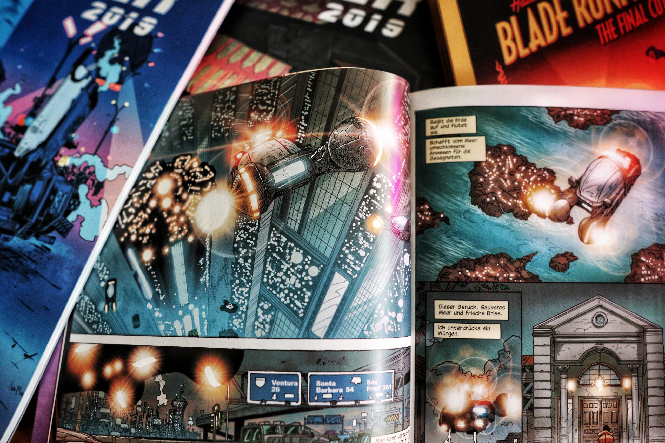 Blade Runner 2019 Comic Panels